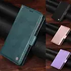 Phone Cover for Samsung A53 A54 A05S A55 A73 A15 Shockproof Lychee Wallet Case