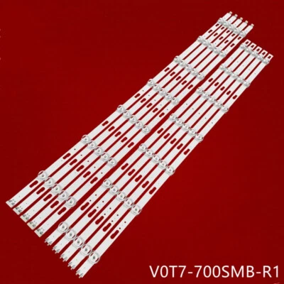 10Pcs LED Strips For Samsung UN70NU6900FXZA UE70TU7000 BN96-50475A BN96-50489A