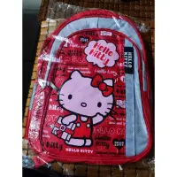 在飛比找蝦皮購物優惠-【HELLO KITTY-凱蒂貓】三層護脊書包-紅色