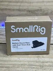 SmallRig Bottom Mount Plate With Dual 15mm Rod Clamp