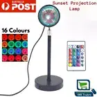 Sunset LED Lamp Rainbow Projection Halo Modern Remote control light RGB Sun Lamp