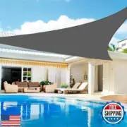 Lehood Sun Shade Sail, 16'x 16'x 16' Triangle Canopy Sail UV Block Sun Shade