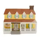 Inn House Shape Incenses Burners Resins Incenses Cones Holders Tabletop Decors
