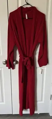 Cruz Natori Long Red Robe SZ M Orig $88 NWT