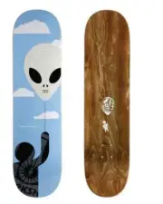 ALIEN WORKSHOP INFLATABLE INTEL SKATE DECK - 8.125 BRAND NEW WITH SHRINK WRAP
