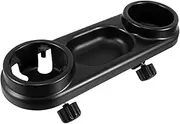 HAMPPLIES Stroller Snack Tray Organizer with Cup Holder Easy to Clean Stroller Food Plate Multifunctional Accessory for Snacks and Drinks Fit