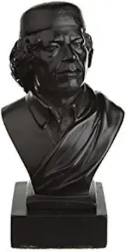 Libyan Revolutionary Colonel Muammar Gaddafi Stone Bust Statue