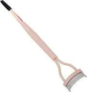 AUTSUPPL Ergonomic Eyebrow Comb Mascara Brush Metal Eyelash Separator Grooming Tool