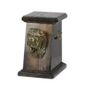 Shar Pei wooden urn with a dog Art-Dog