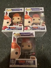 Conan Funko 3 pop lot