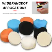 9Pcs 2 Inch Car Polisher Buffer Pads Waxing Buffing Polishing Sponge Pads Kit