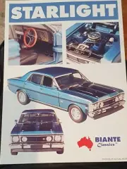 BIANTE BROCHURE 1.18 FORD XW GTHO PHASE II STARLIGHT BLUE NEW