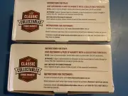 Carlton Draught Collectible magnet bottle caps. Price Is Per Box