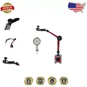 176 Lbs Magnetic Base with 0.03" Dial Test Indicator for Precise Measurements