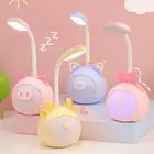 Cartoon Desk Lamp Flexible Hose Design Illumination Cartoon Reading Light Usb