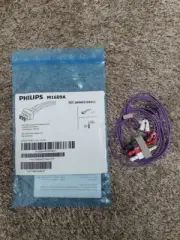Philips M1609A Unshielded 3 Leadwire with Safety Connector Mini-clip AAMI New