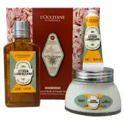 L'Occitane Shower Oil Body Moisturiser Hand Cream Citron Luminciana Gift Set