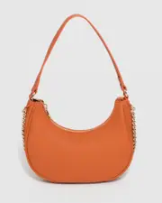 Orange Jasmin Baguette Bag