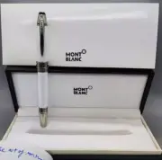 Montblanc J.F.Kennedy White-Silver Black Ink Luxury RollerBall Pen Edition 2025!
