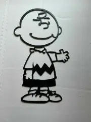 Charlie Brown Metal Word Art - Peanuts Gang - Black - 40" tall