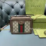 二手精品 GUCCI 古馳 新款 OPHIDIA 經典老花迷你 化妝包 肩背包 斜背包 手提包 相機包 小方包6025