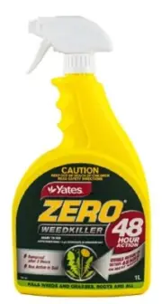 Zero Weedkiller Yates RTU Trigger 750ml 48hr Action Spray Bottle