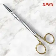 TC Freeman-Kaye Scissors, 7” Curved, Serrated Blade, Blunt Points, Premium
