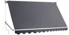 Outdoor Blinds, 3.2 X 2.1M Privacy Screen Window Blind Retractable Pivot Arm Awn