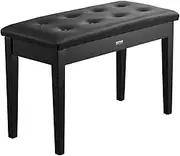 VEVOR Piano Bench 750 x 355 x 490 mm Piano Stool with High Density Padded Cushion, Wooden Piano Seat, Storage Bench Compartment for Music Books, Bedroom