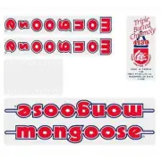 Mongoose - 1985-86 Californian Decal set - chrome frame - Old school bmx