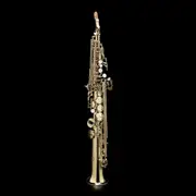 Grassi GRSS210 Bb Soprano Saxophone, Gold Lacquer Finish, Includes Accessories