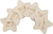 CRILSTYLEO 6pcs Wooden Newborn Announcement Sign Milestone Wooden Circles Milestone Blocks Monthly Milestone Girl Monthly Milestone Blanket Wooden Milestone Discs Sign