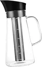 Glass Coffee Pot Cold Brew Iced Coffee Maker Filter Large Capacity Water Jug Easy Clean