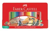 在飛比找樂天市場購物網優惠-FABER-CASTELL油性色鉛筆60色/鐵盒115893
