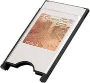 XUMIUZIY Memory Card Reader,PCMCIA Memory Card Reader Compact Flash PC Adapter with Protective and Durable Stainless Steel Housing,Plug and Play