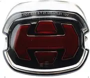 Indicators Flowing Turn Signal Brake Turn Signal License Plate Light Lay Down Tail Light Assembly for-Harley Sportster Dyna FXDL Electra Glides Road King Turn Signal Indicator