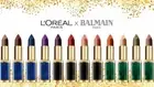 BALMAIN x L'OREAL LIMITED EDITION Lipsticks Complete Set of 12 New & Authentic