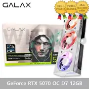 GALAX GeForce RTX 5070 EX GAMER WHITE OC D7 12GB Gaming Graphics Card