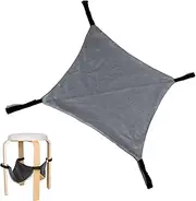 Kitchen Chair Cat Hammock | Soft Cat Hammock Bed Adjustable,Comfortable Rest Sleeping Pad, Double-Sided Kitten Bed Cage Accessories for Indoor Kittens