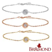 在飛比找momo購物網優惠-【BRILLMOND JEWELRY】鑽石手鍊 10分 18