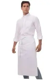 Unisex Bistro Chef Apron White