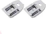 2 Pack Invisible Zipper Foot, Concealed Zipper Sewing Machine Presser Foot, Snap-On Sewing Machines Zipper Foot for Singer Brother Janome Juki