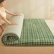 mattress Mattresses Thickened Futon Floor Mattress Soft Folding Portable Mattress Double Single Japanese Futon Japanese Tatami Mat Roll Folding Mattress (Col