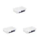 15x Lemon & Lime 1L Rectangle Simple Fresh Food Storage Reusable Container Clear
