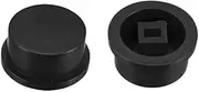 XYWHPGV 25pcs Tactile Push Button Switch Caps 13.5x7.5mm for Micro Tactile Switch Black(be08f f13fa 902af e3f14 68189 efda3