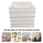 Folding Paper Lantern Cover Foldable Hanging Light Cover for Bar Coffee Shop