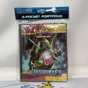 Pokemon Ultra Pro 4 Pocket Portfolio Binder HGSS undaunted Brand New Sealed