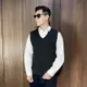 美國百分百【全新真品】Ralph Lauren 針織背心 V領 RL 毛衣 上衣 素面 鐵灰 CT02