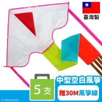 在飛比找樂天市場購物網優惠-台灣製 中型空白風箏 /一袋5支入(定160) 彩繪風箏 彩