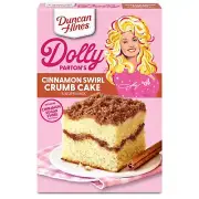 Duncan Hines Dolly Parton's Cinnamon Swirl Crumb Cake & Muffin Mix 20 oz.